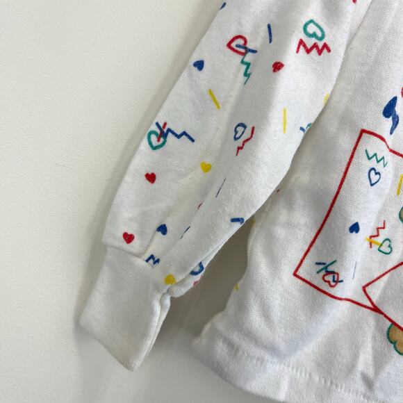 Vintage Andover Togs 80s I Love Daddy Long Sleeve Tee Shirt 24 Months USA - Picture 3 of 8